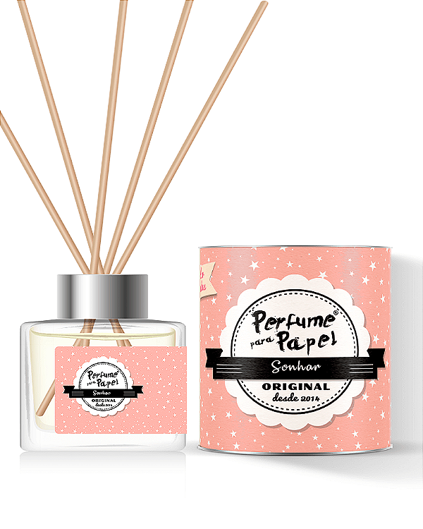 SONHAR - DIFUSOR DE VARETAS Aromatizador para Ambientes 250 ml - Perfume para Papel