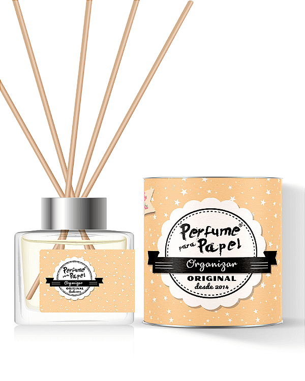 ORGANIZAR - DIFUSOR DE VARETAS Aromatizador para Ambientes 250 ml - Perfume para Papel