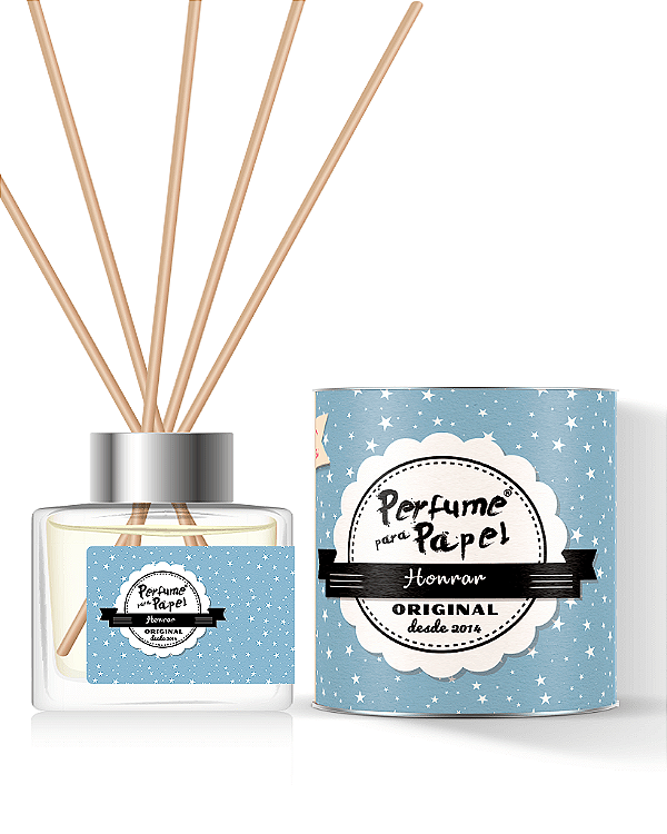 HONRAR - DIFUSOR DE VARETAS Aromatizador para Ambientes 250 ml - Perfume para Papel