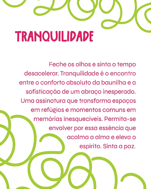 TRANQUILIDADE - Difusor de Varetas para Ambiente 250 ml com 10 varetas