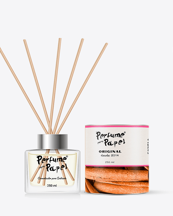 CANELA - Difusor de Varetas para Ambiente  250 ml com 10 varetas