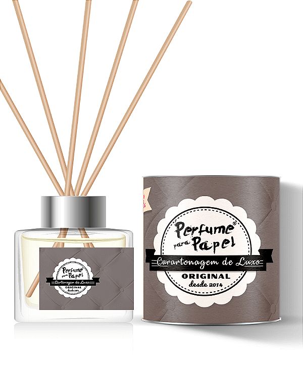 CARTONAGEM DE LUXO - DIFUSOR DE VARETAS Aromatizador para Ambientes 250 ml - Perfume para Papel