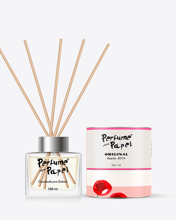 CEREJA E AVELÃ - Difusor de Varetas para Ambiente 250 ml com 10 varetas