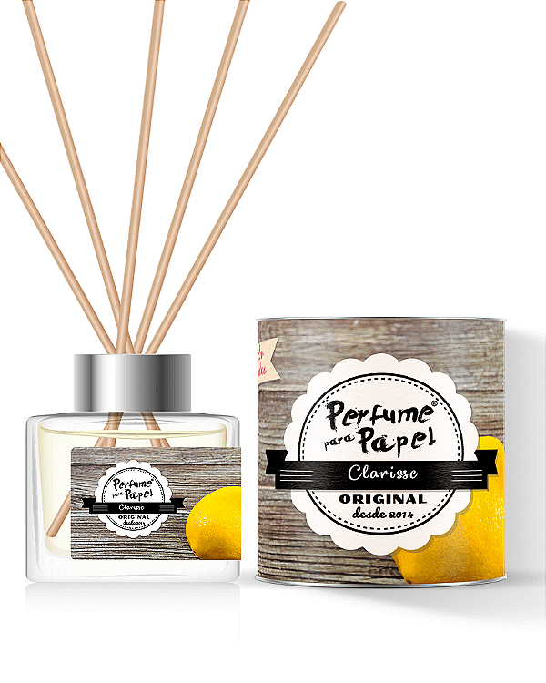 CLARISSE - DIFUSOR DE VARETAS Aromatizador para Ambientes 250 ml - Perfume para Papel