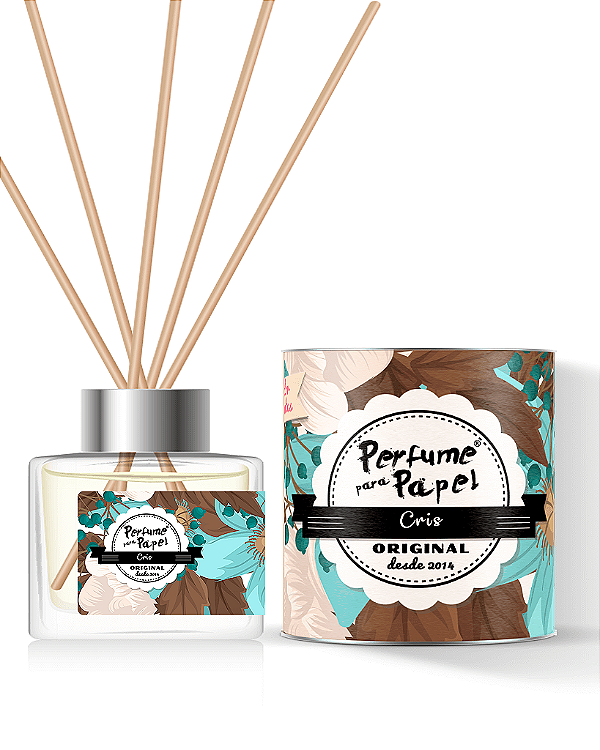 CRIS - DIFUSOR DE VARETAS Aromatizador para Ambientes 250 ml - Perfume para Papel