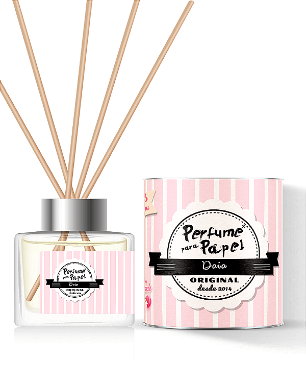 DAIA - DIFUSOR DE VARETAS Aromatizador para Ambientes 250 ml - Perfume para Papel