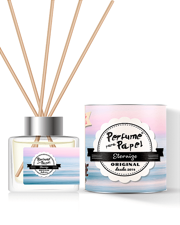ETERNIZE - DIFUSOR DE VARETAS Aromatizador para Ambientes 250 ml - Perfume para Papel