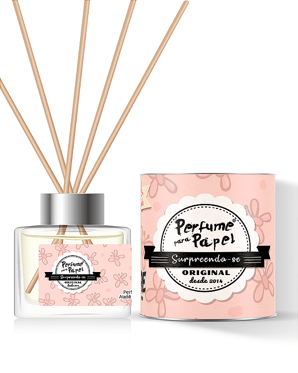 SURPREENDA-SE - DIFUSOR DE VARETAS Aromatizador para Ambientes 250 ml - Perfume para Papel