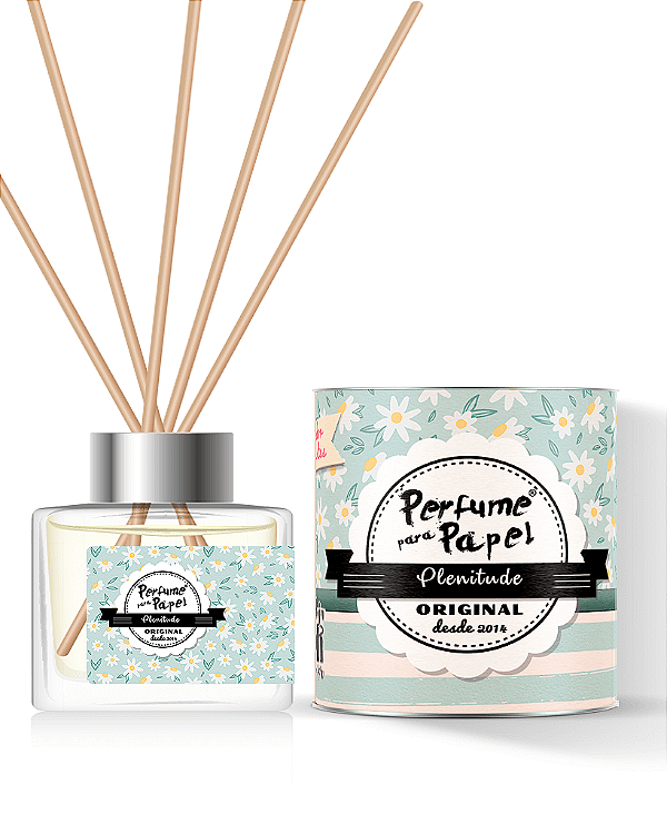 PLENITUDE - DIFUSOR DE VARETAS Aromatizador para Ambientes 250 ml - Perfume para Papel