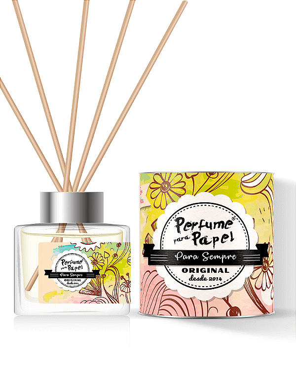 PARA SEMPRE - DIFUSOR DE VARETAS Aromatizador para Ambientes 250 ml - Perfume para Papel