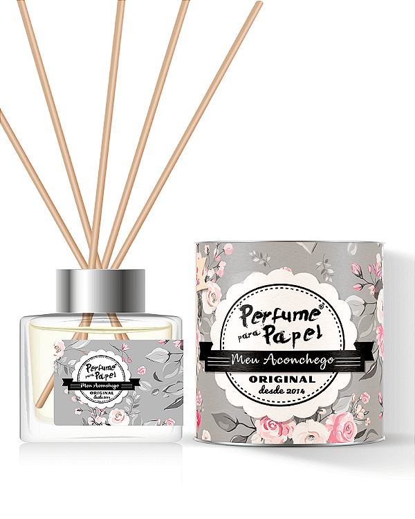 MEU ACONCHEGO - DIFUSOR DE VARETAS Aromatizador para Ambientes 250 ml - Perfume para Papel