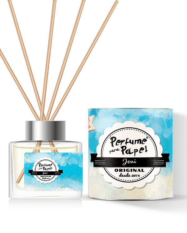 JENI - DIFUSOR DE VARETAS Aromatizador para Ambientes 250 ml - Perfume para Papel