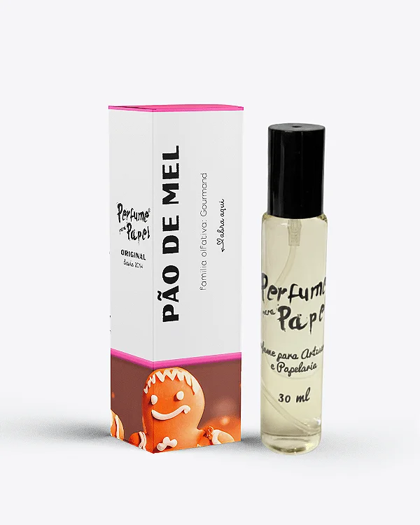 PÃO DE MEL 30 ml - Perfume para Artesanato e Papelaria - Perfume para Papel