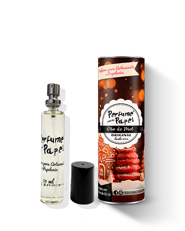 PÃO DE MEL 30 ml - Perfume para Artesanato e Papelaria - Perfume para Papel