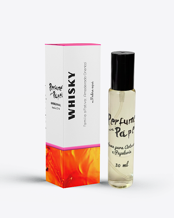 WHISKY 30 ml - Perfume para Artesanato e Papelaria - Perfume para Papel