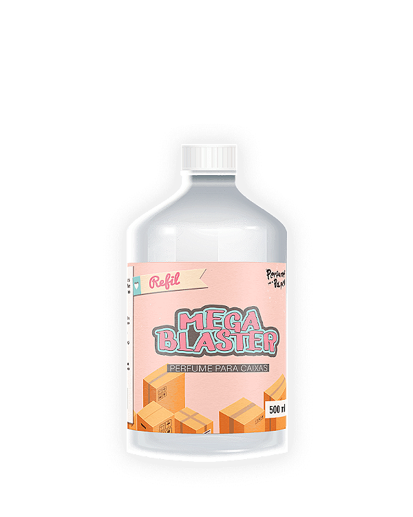 7 ANOS 500 ml - REFIL Mega Blaster - Perfume para Caixa e Embalagens | Perfume para Papel