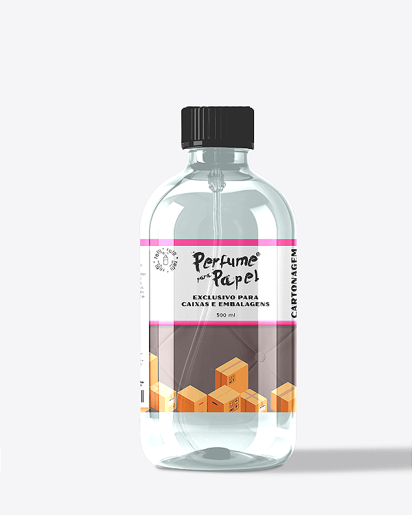 CARTONAGEM DE LUXO 500 ml - REFIL Perfume para Caixa e Embalagens - Perfume para Papel