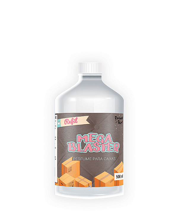 CARTONAGEM DE LUXO 500 ml - REFIL Mega Blaster - Perfume para Caixa e Embalagens | Perfume para Papel