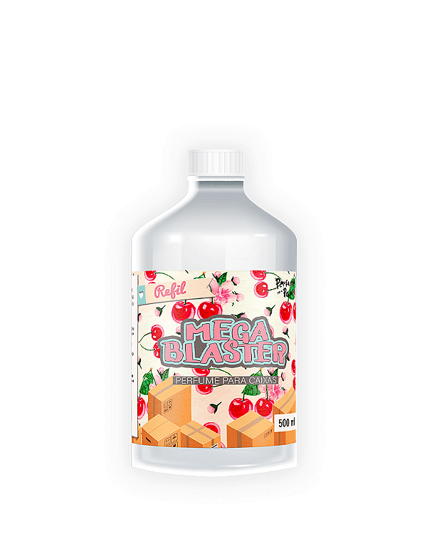 CEREJA 500 ml - REFIL Mega Blaster - Perfume para Caixa e Embalagens | Perfume para Papel
