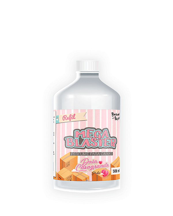 DAIA 500 ml - REFIL Mega Blaster - Perfume para Caixa e Embalagens | Perfume para Papel