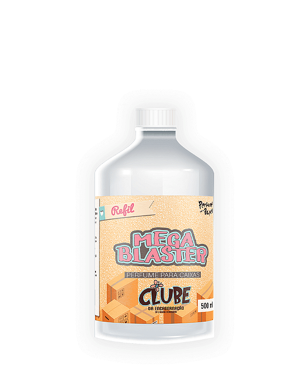 EXPLOSÃO 500 ml - REFIL Mega Blaster - Perfume para Caixa e Embalagens | Perfume para Papel