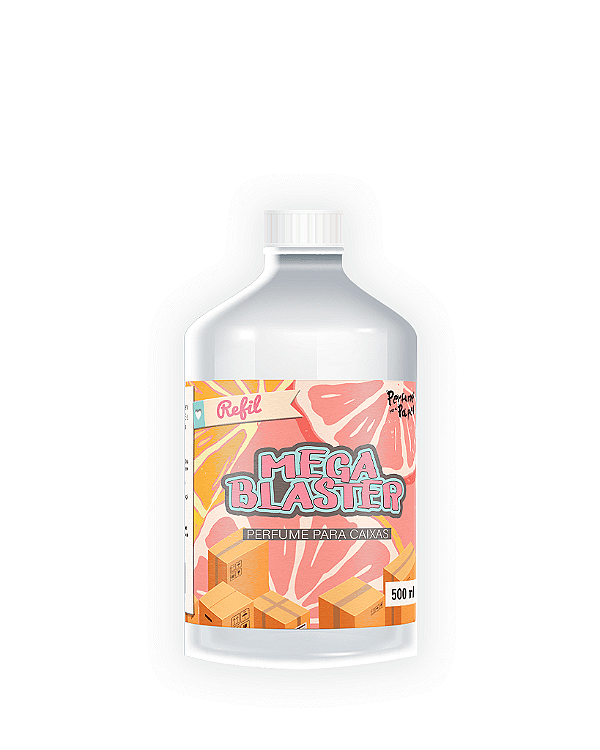 LARANJINHA 500 ml - REFIL Mega Blaster - Perfume para Caixa e Embalagens | Perfume para Papel