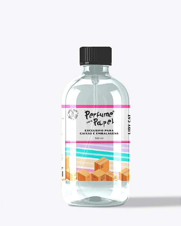 LIDY CAT 500 ml - REFIL Perfume para Caixa e Embalagens - Perfume para Papel