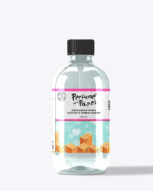 LOVE 500 ml - REFIL Perfume para Caixa e Embalagens - Perfume para Papel