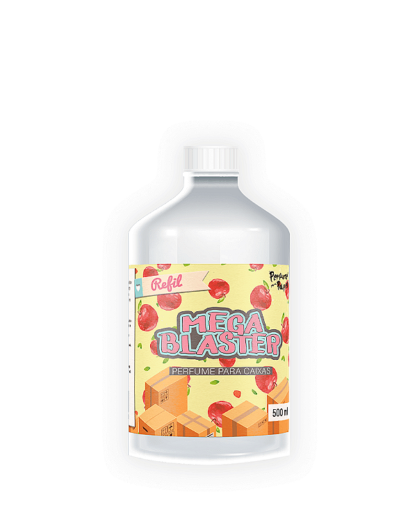 MAÇÃZINHA 500 ml - REFIL Mega Blaster - Perfume para Caixa e Embalagens | Perfume para Papel