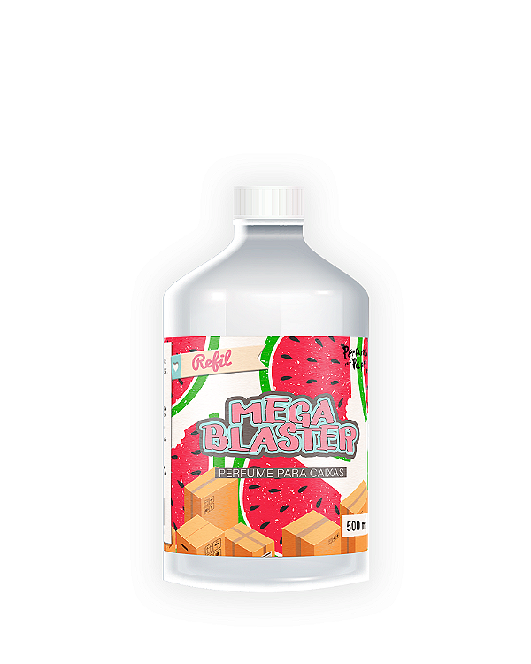 MELANCIA 500 ml - REFIL Mega Blaster - Perfume para Caixa e Embalagens | Perfume para Papel