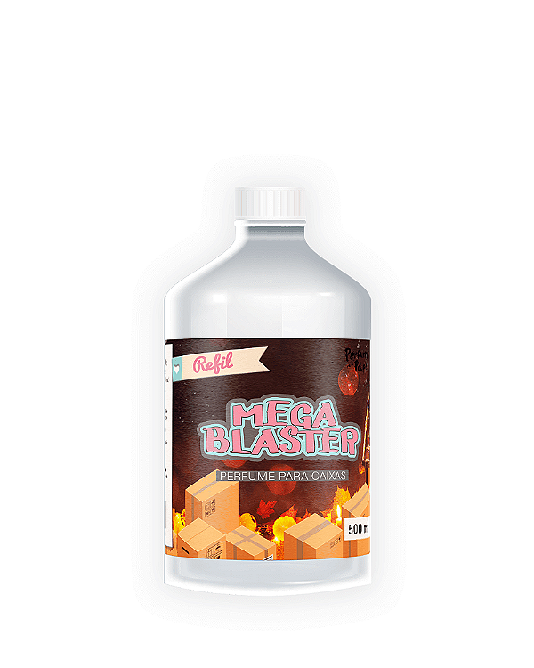 MISTÉRIO 500 ml - REFIL Mega Blaster - Perfume para Caixa e Embalagens | Perfume para Papel