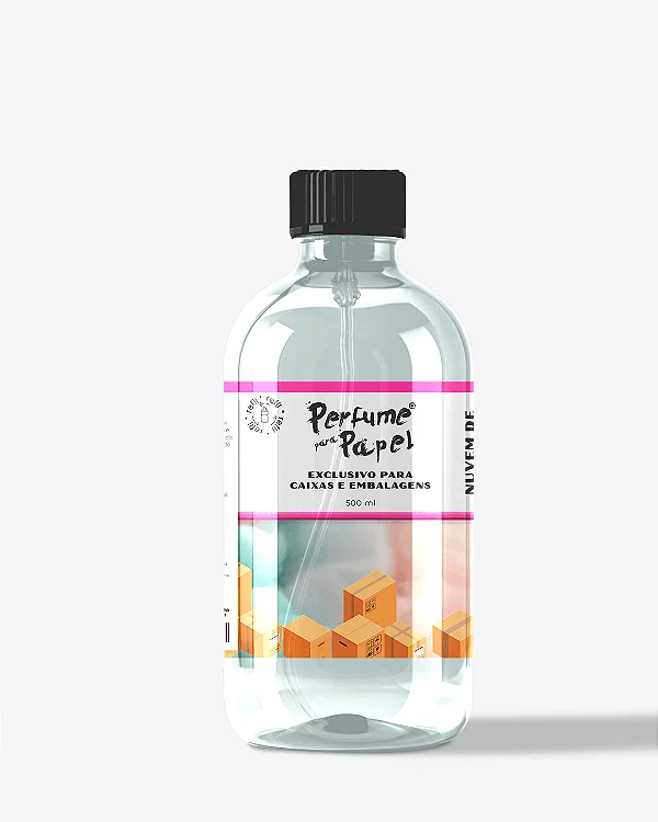 NÚVEM DE ALGODÃO 500 ml - REFIL Perfume para Caixa e Embalagens - Perfume para Papel