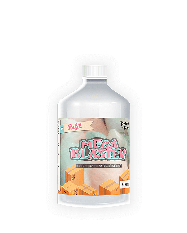 NUVEM DE ALGODÃO 500 ml - REFIL Mega Blaster - Perfume para Caixa e Embalagens | Perfume para Papel