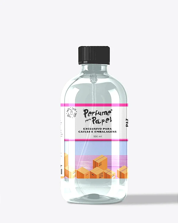 PAZ 500 ml - REFIL Perfume para Caixa e Embalagens - Perfume para Papel