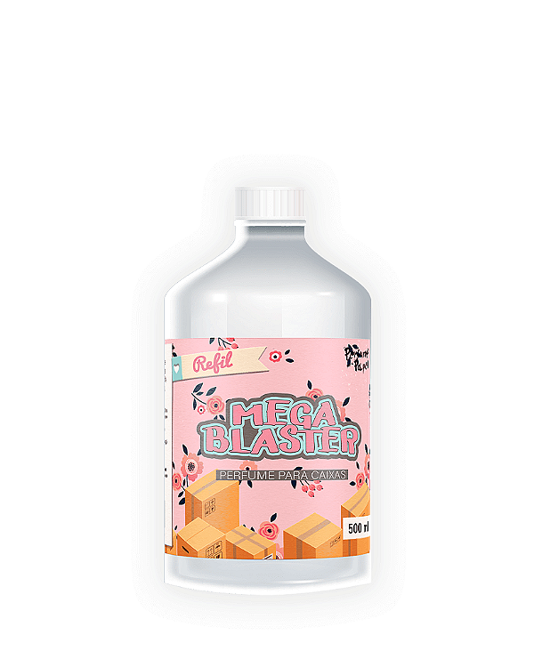 ROSAS 500 ml - REFIL Mega Blaster - Perfume para Caixa e Embalagens | Perfume para Papel