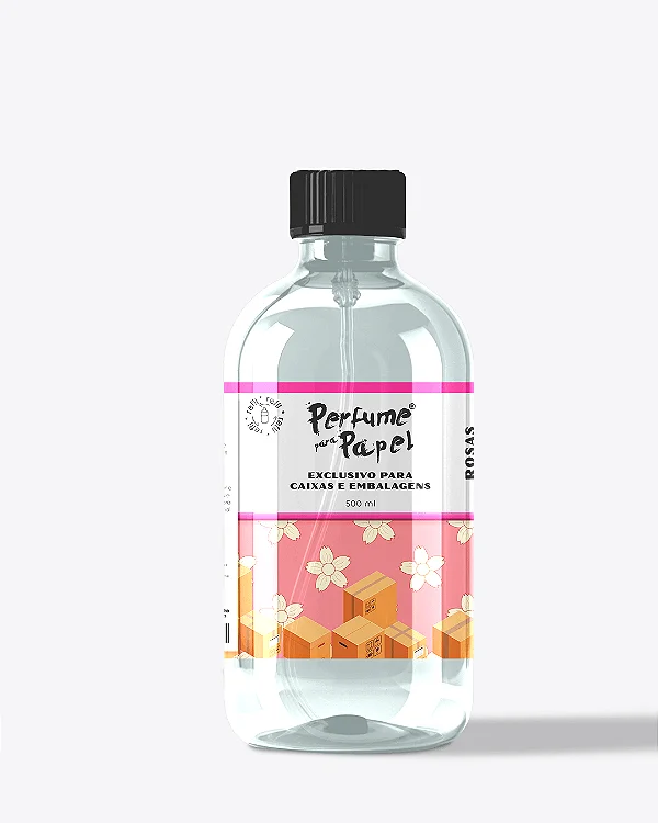ROSAS BRANCAS 500 ml - REFIL Perfume para Caixa e Embalagens - Perfume para Papel