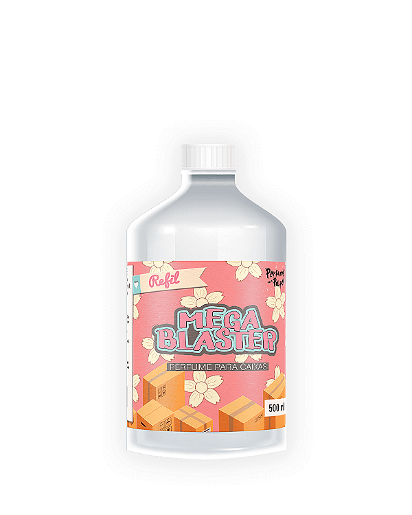 ROSAS BRANCAS 500 ml - REFIL Mega Blaster - Perfume para Caixa e Embalagens | Perfume para Papel