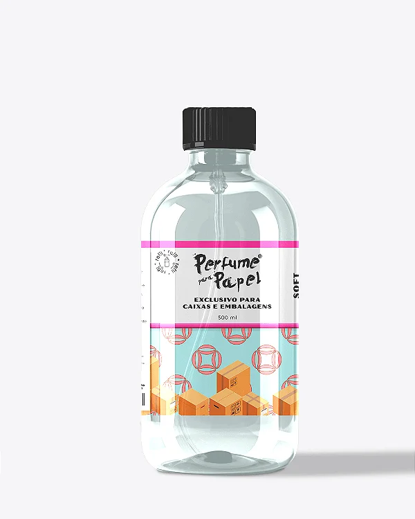 SOFT 500 ml - REFIL Perfume para Caixa e Embalagens - Perfume para Papel