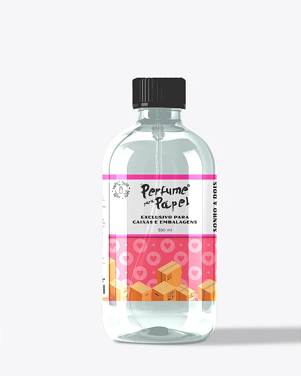 SONHO A DOIS 500 ml - REFIL Perfume para Caixa e Embalagens - Perfume para Papel