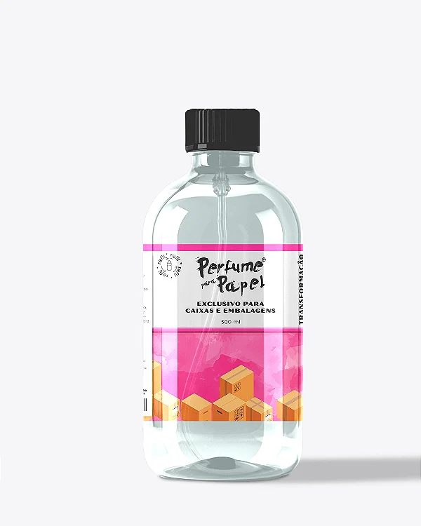 TRANSFORMAÇÃO 500 ml - REFIL Perfume para Caixa e Embalagens - Perfume para Papel