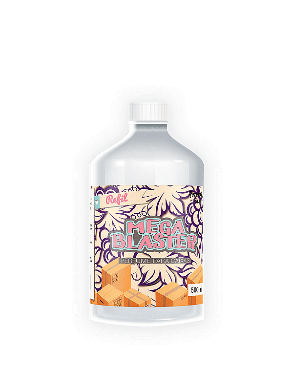 UVINHA 500 ml - REFIL Mega Blaster - Perfume para Caixa e Embalagens | Perfume para Papel
