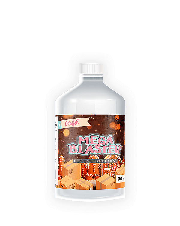 PÃO DE MEL 500 ml - REFIL Mega Blaster - Perfume para Caixa e Embalagens | Perfume para Papel