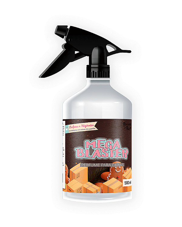 BISCOITO DE NATAL 500 ml - SPRAY Mega Blaster - Perfume para Caixa e Embalagens | Perfume para Papel