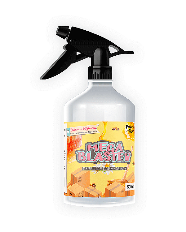 MEL 500 ml - SPRAY Mega Blaster - Perfume para Caixa e Embalagens | Perfume para Papel