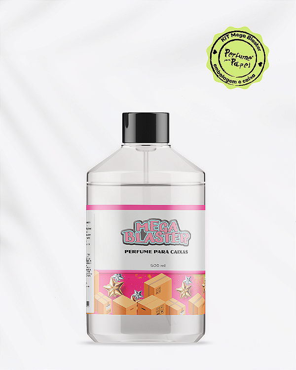 10 ANOS 500 ml - REFIL Mega Blaster - Perfume para Caixa e Embalagens | Perfume para Papel