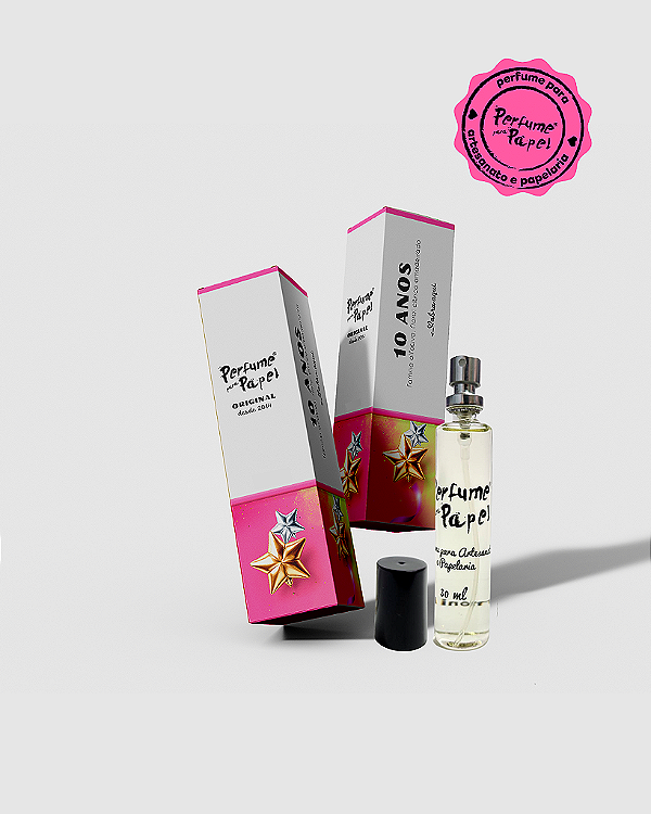 Edição 10 ANOS 8 ml - MINI Perfume para Artesanato e Papelaria - Perfume para Papel