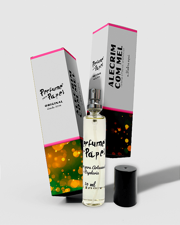 ALECRIM COM MEL 30 ml - Perfume para Artesanato e Papelaria - Perfume para Papel