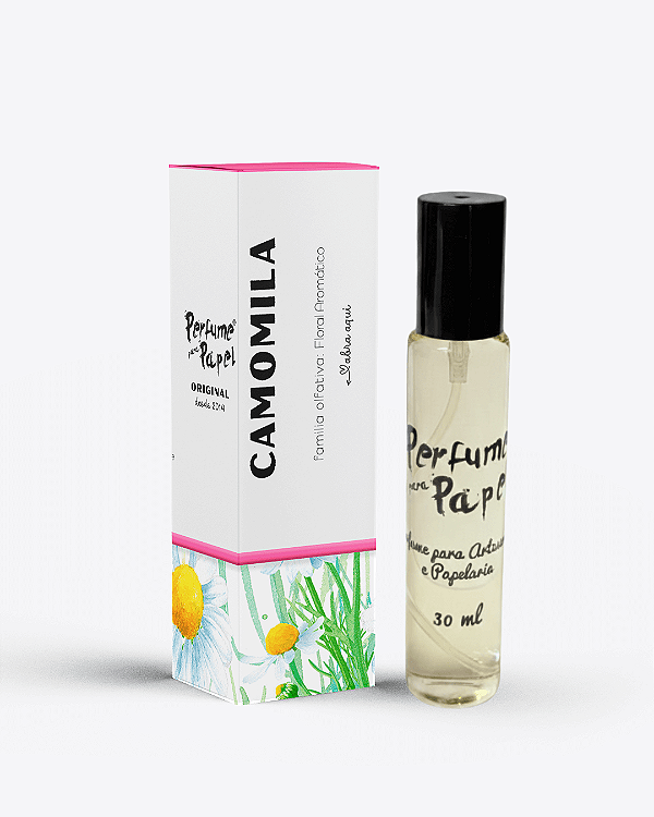 CAMOMILA 30 ml - Perfume para Artesanato e Papelaria - Perfume para Papel