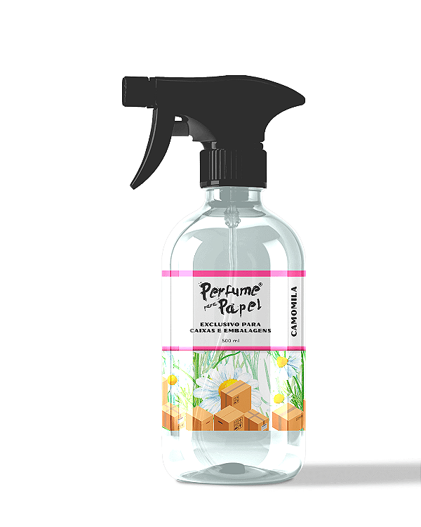 CAMOMILA 500 ml - SPRAY Perfume para Caixa e Embalagens - Perfume para Papel