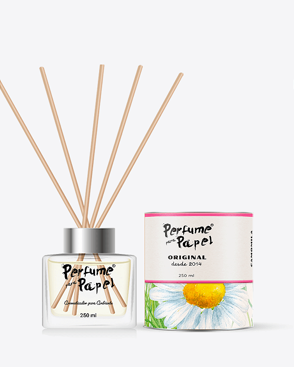 CAMOMILA - Difusor de Varetas para Ambiente  250 ml com 10 varetas